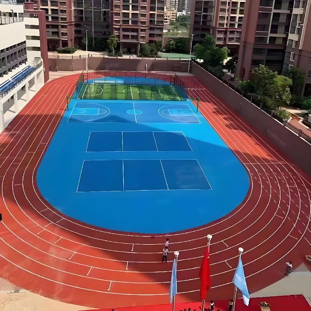 硅PU籃球場施工要點(diǎn)